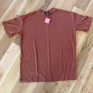 Dressed in LALA Rust Brown Top